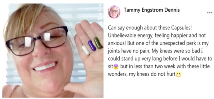 Tammy writes about the use of 3 pills of B-Epic with joint pain