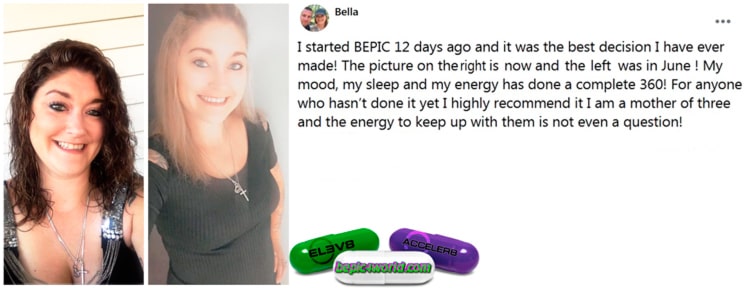 Feedback of Bella about supplements of BEpic