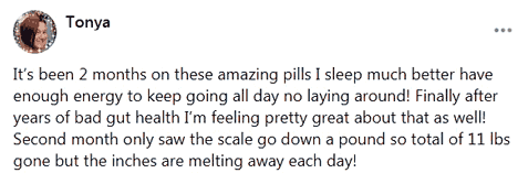 Tonya writes about the use of 3 pills of B-Epic