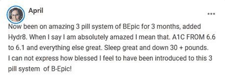 April writes about 3 pill system of B-Epic