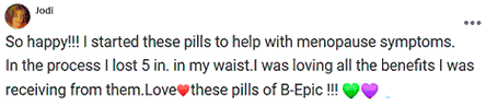 Jodi about the use of 3 pills of B-Epic