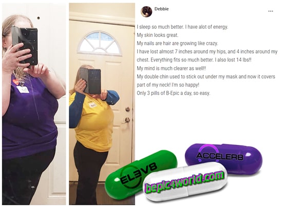 Debbie writes about using 3 pills of B-Epic