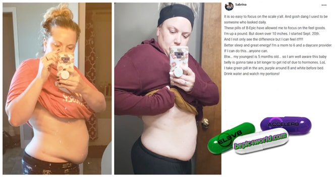 Sabrina writes about pills of B-Epic to get weight loss