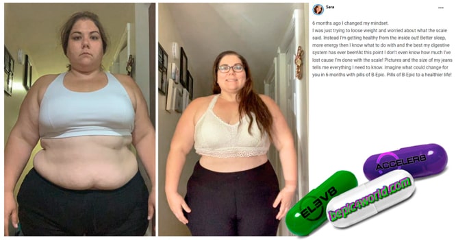 Sara writes about using pills of B-Epic to get weight loss