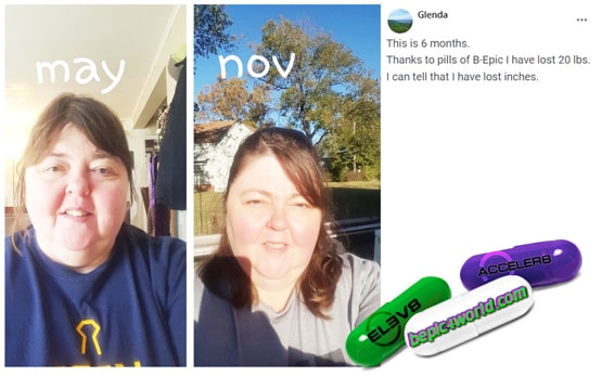Glenda writes about pills of B-Epic to get weight loss