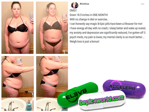 Kristina writes about using B-Epic pills to relieve depression