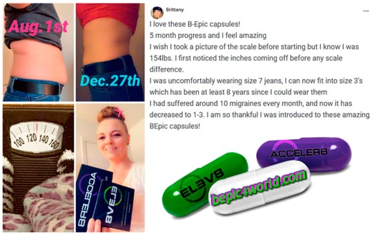 Brittany’s review about using B-Epic capsules