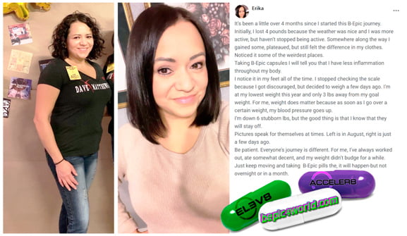 Erika about B-Epic capsules to get weight loss
