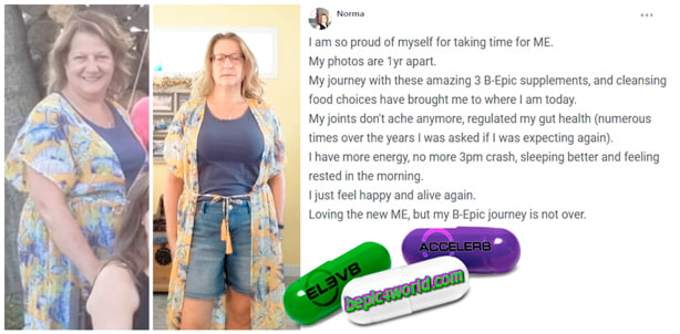 Feedback of Norma about B-Epic supplements