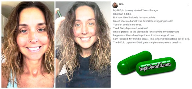 Review of Jenn about Elev8 B-Epic pills