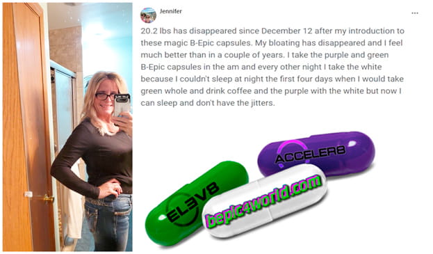 Jennifer’s review about using B-Epic capsules