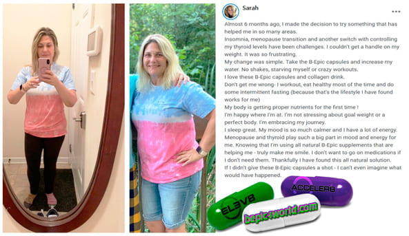 Sarah writes about B-Epic capsules to get weight loss