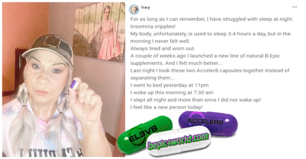 Tracy writes about using Acceler8 pills for insomnia