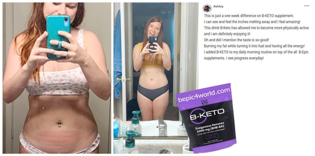 Ashley about B-KETO supplement by B-Epic