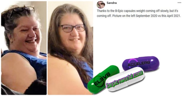Sandra writes about B-Epic capsules to get weight loss