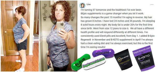 Feedback of Lisa about B-Epic supplements