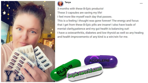 Tanya review about the benefits of B-Epic capsules