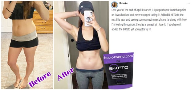 Brooke about B-KETO supplement by B-Epic