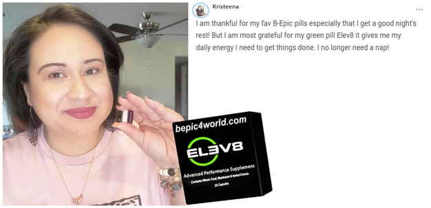 Review of Kristeena about Elev8 pills