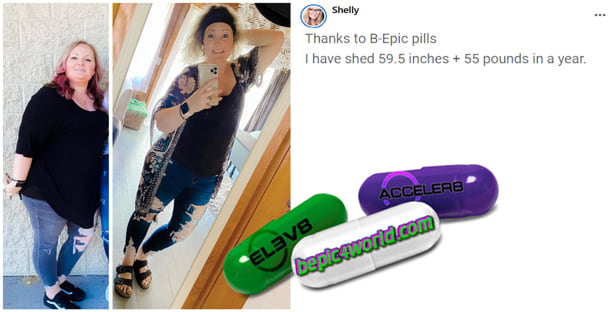 Shelly writes about using B-Epic pills to get weight loss