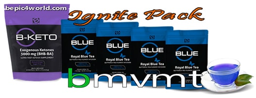 BMvmt Ignite Pack (B-Keto & Royal Blue Tea)