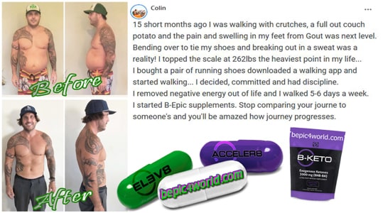 Feedback of Colin about BEpic supplements