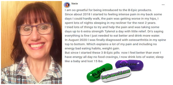 Stacia writes about 3 pills of B-Epic