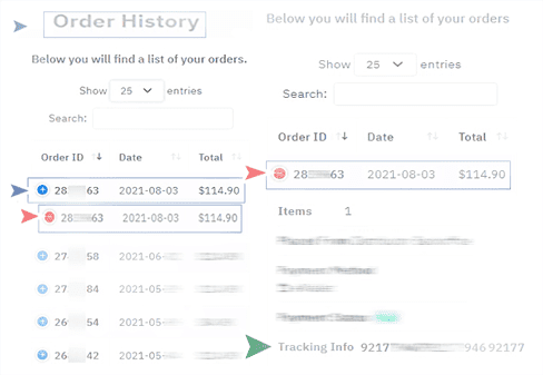 Instruction How to track B-Epic order status