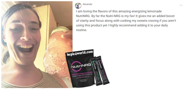 Review of Amanda about B-Epic product NutriNRG