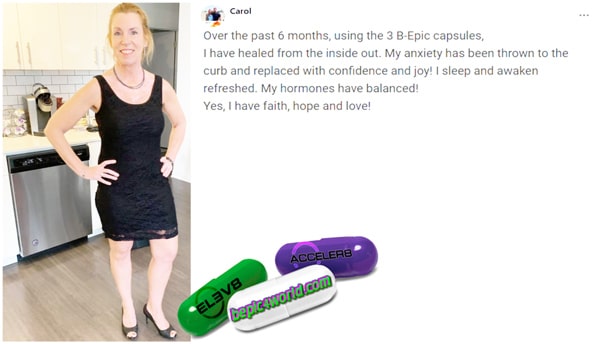 Carol writes about the benefits B-Epic capsules for good sleep and relieving anxiety