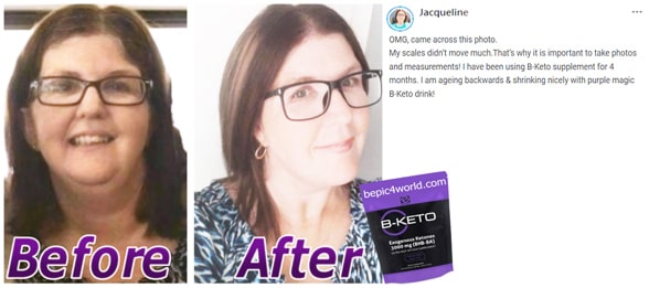 Jacqueline writes about B-KETO supplement by B-Epic