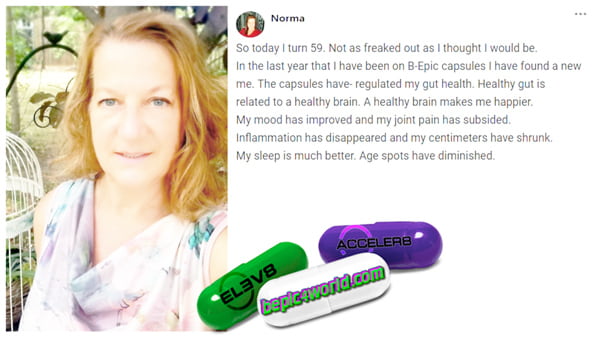 Norma writes about thebenefits of BEpic capsules for for gut health and joint pain relief