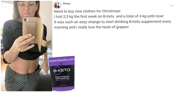 Anna writes about B-KETO supplement by B-Epic
