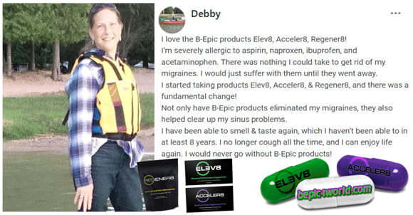 Review of Debby about B-Epic products