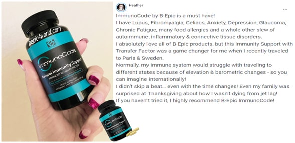Review of Heather about ImmunoCode product by B-Epic