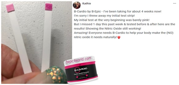 Review of Kathie abou B-CARDIO supplement by B-Epic
