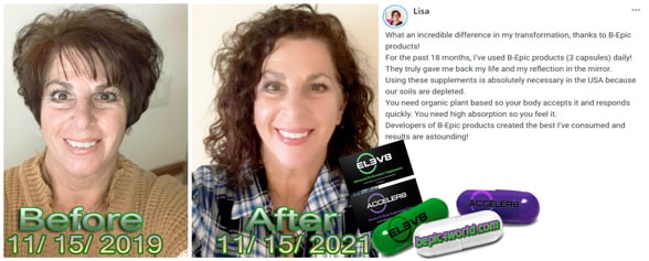 Review of Lisa about the benefits of B-Epic products