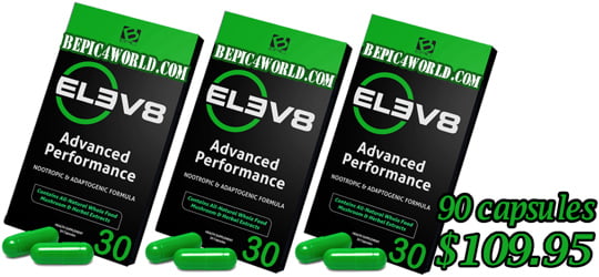 BEpic Customer Price ELEV8 90 capsules three package