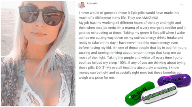 Amanda writes about B-Epic pills 