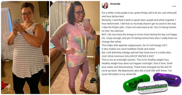 Amanda writes about B-Epic pills to get weight loss
