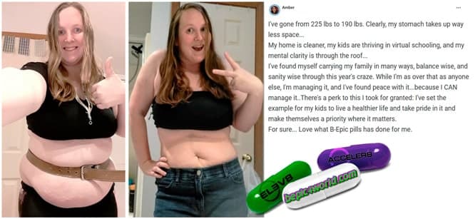 Amber writes about B-Epic pills to get weight loss