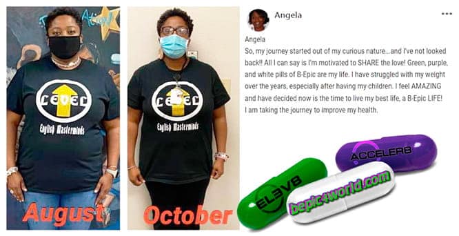 Angela writes about pills of B-Epic to get weight loss