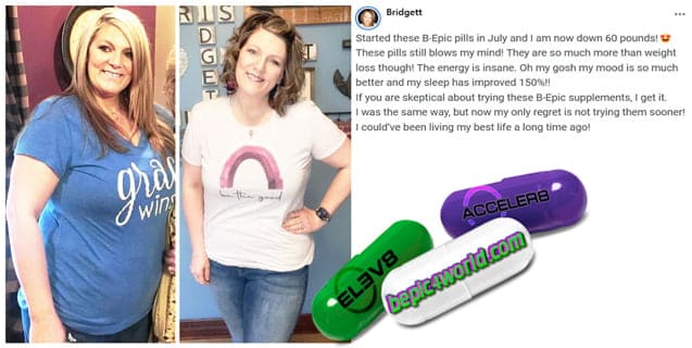 Bridgett writes about B-Epic pills to get weight loss