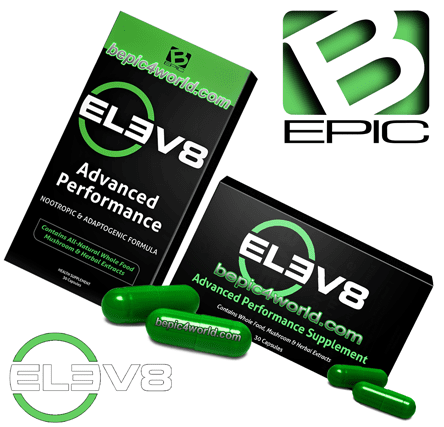 Elev8 B-Epic supplement for Energy & Stamina Focus & Memory