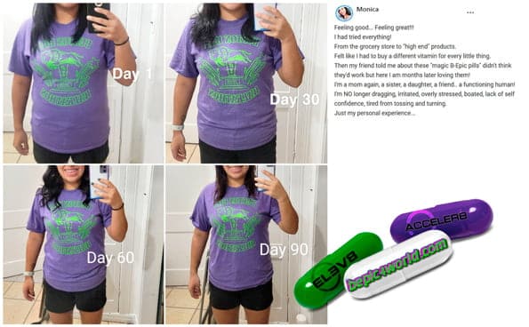 Monica writes about using BEpic pills to get weight loss