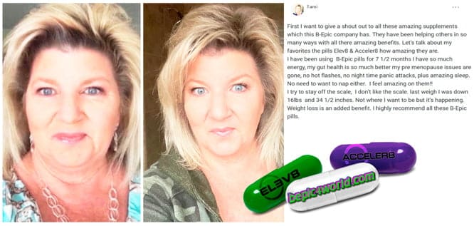 Tami writes about pills of B-Epic to get weight loss