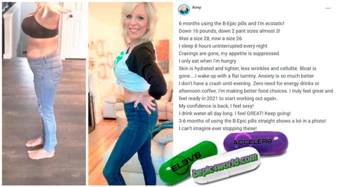 Amy writes about B-Epic pills to get weight loss