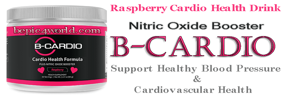 B-CARDIO B-EPIC SUPPLEMENT Raspberry Cardio Health Drink